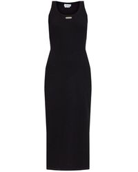 McQueen - Zwarte Zijde & Nylon Rok - Lyst