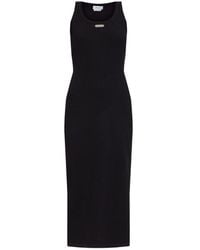 McQueen - Zwarte Zijde & Nylon Rok - Lyst
