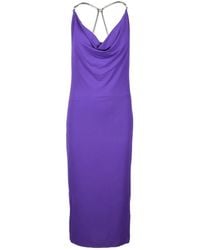 Patrizia Pepe - Elegantes kleid acetatmischung - Lyst