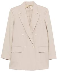Max Mara - Jassen ,Wol Mxmmitico Double-Breasted Blazer - Lyst