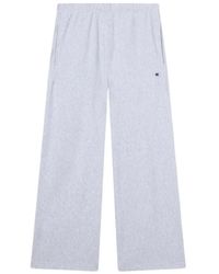 Champion - Broeken ,Grijs ,Katoen Reverse Weave Straight Hem Pants - Lyst
