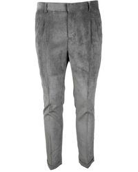 Daniele Alessandrini - Graue stylishe hose aus polyester elasthan - Lyst
