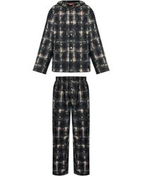 DIESEL - Nachtkleding ,Grijs ,Tweed Pyjama's Set-Orlando-Utlt - Lyst