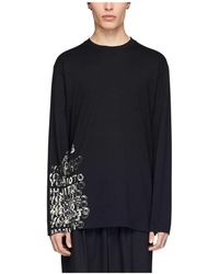 adidas - Fitness ,Zwart ,Katoen Gfx Long Sleeve T-Shirt - Lyst