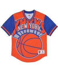 Mitchell & Ness - Fitness ,Veelkleurig ,Polyester Nba Jumbotron 3.0 Mesh V-Neck Jersey - Lyst
