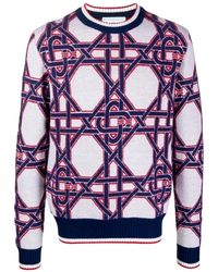 CASABLANCA - Monogram Rotan Trui - Lyst