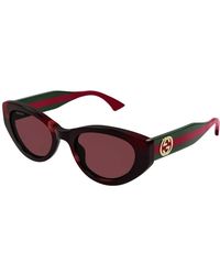 Gucci - Web gg1862s 003 oval cat-eye sonnenbrille - Lyst