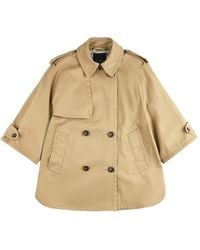 Fay - Jassen ,Bruin ,Katoen Caban Trenchcoat - Lyst