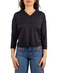 Herno - V-Ausschnitt-Pullover - Lyst