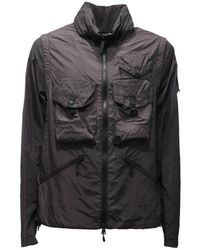 OUTHERE - Abnehmbare Ärmel Schwarze Jacke Mit Taschen - Lyst