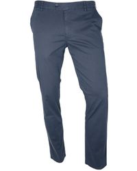 Meyer - Oslo Perfect Fit Flex Broek Blauw - Lyst