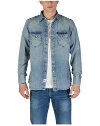 Replay - Denim Shirts - Lyst