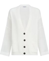 Brunello Cucinelli - Truien & Vesten ,Wit Truien Wit - Lyst