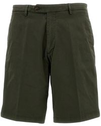 BRIGLIA - Korte Broeken ,Groen ,Katoen Casual Shorts - Lyst