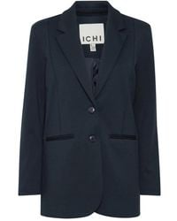Ichi - Ihkate Sus Oversized Bl Jacket - Lyst