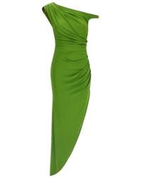 Elisabetta Franchi - Jewel Shoulder Dress - Lyst