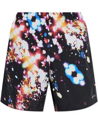 McQueen - Badmode ,Zwart ,Logo Zwemshorts - Lyst