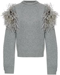 Blumarine - Round-Neck Knitwear - Lyst