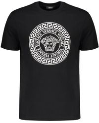 Versace - Katoenen T-Shirt - Lyst