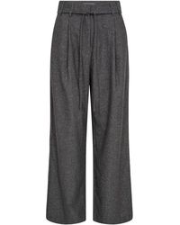 Mos Mosh - Dunkelgraue zenia weite hose - Lyst