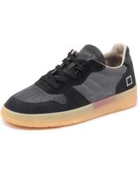 Date - Schoenen ,Zwart ,Nylon Court 2.0 Nylon Zwarte Sneakers - Lyst