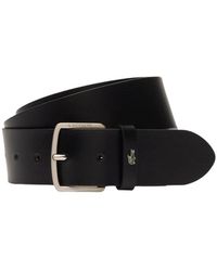 Lacoste - Core Collection Herren Gürtel Schwarz - Lyst