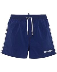 DSquared² - Logo-Geborduurde Zwemshorts Met Trekkoord - Lyst