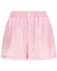 Moschino - Nachtkleding ,Roze ,Katoen Shorts - Lyst