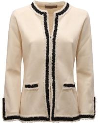 D.exterior - Jassen ,Wit ,Wol Slim Wollen Jas - Lyst