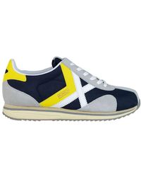 Munich - Casual graue textil sneakers - Lyst