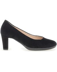 Gabor - Eleganter Wildlederpumps mit Abgedecktem Absatz - Lyst