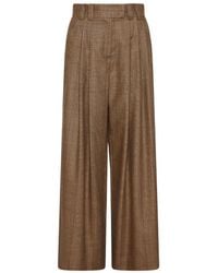Marella - Broeken ,Bruin ,Bruine Broek Voor Vrouwen - Lyst