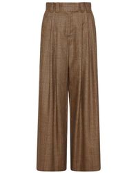 Marella - Broeken ,Bruin ,Bruine Broek Voor Vrouwen - Lyst