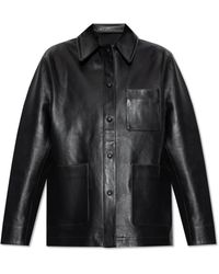 Officine Generale - Leather Jackets - Lyst