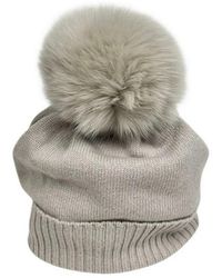 D.exterior - Geribbelde Beanie Met Omgeslagen Rand - Lyst