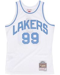 Mitchell & Ness - Fitness ,Wit ,Polyester Vintage Basketball Tank Top George Mikan - Lyst