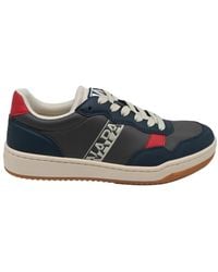 Napapijri - Grau marineblau casual sneakers stil - Lyst