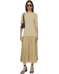 JOSEPH - Truien & Vesten ,Wol Satiny Rib Knit Top - Lyst