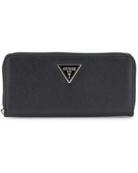 Guess - Accessoires ,Zwart ,Laurel Ii Grote Portemonnee Met Ritssluiting - Lyst
