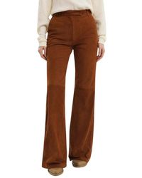 1989 STUDIO - Broeken ,Bruin ,Bruine Regular Broek - Lyst