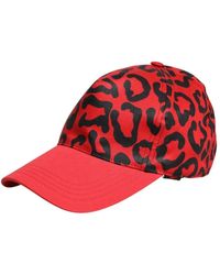 Dolce & Gabbana - Rote Baumwoll Damen Baseballkappe - Lyst