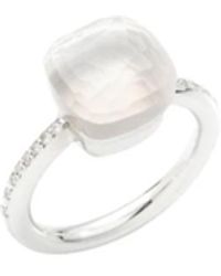 Pomellato - Klassischer nudo ring - weißgold, diamant - Lyst