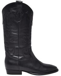 GISÉL MOIRÉ - Cowboy Boots - Lyst