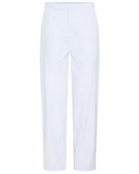Ichi - Broeken ,Blauw ,Rechte Broek - Lyst