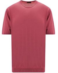 Roberto Collina - Men& clothing knitwear pink ss23 - Lyst