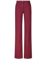 Etro - Rode Katoenen Broek Comfort Stijl - Lyst