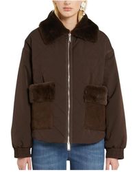 Marella - Faux Fur &Amp; Shearling Jassen - Lyst