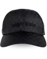 McQueen - Skull Repeat Baseball Cap - Lyst