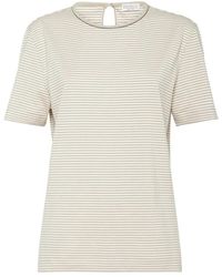 Brunello Cucinelli - Crew Neck Short Sleeve T-Shirt - Lyst