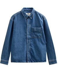 Anerkjendt - Akotto Denim Overshirt - Lyst